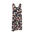 Prada Dress Silk Black 42 Multicolor