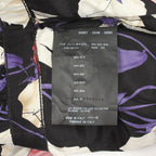 Prada Dress Silk Black 42 Multicolor