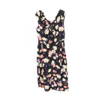 Prada Dress Silk Black 42 Multicolor