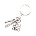 Loewe Key Holder Anagram Silver