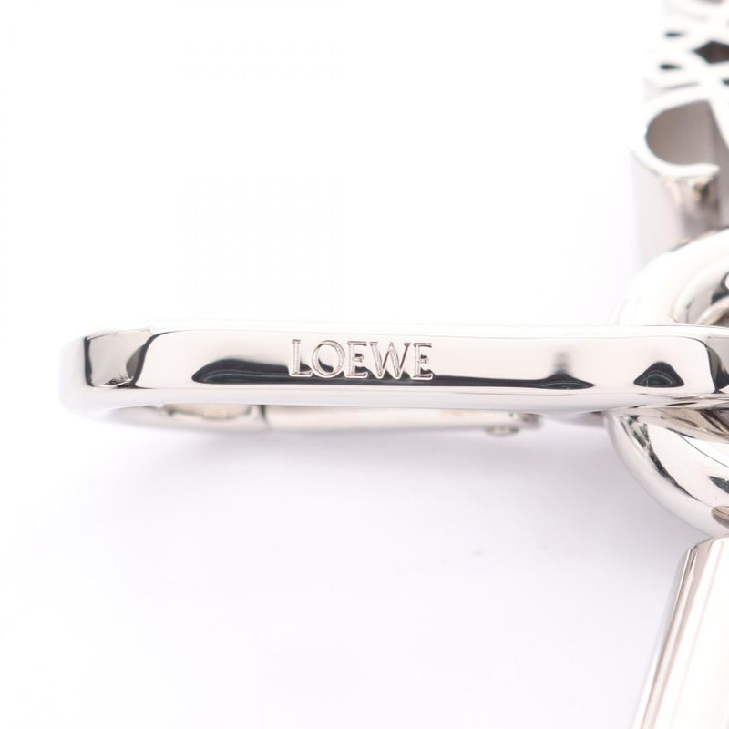 Loewe Key Holder Anagram Silver