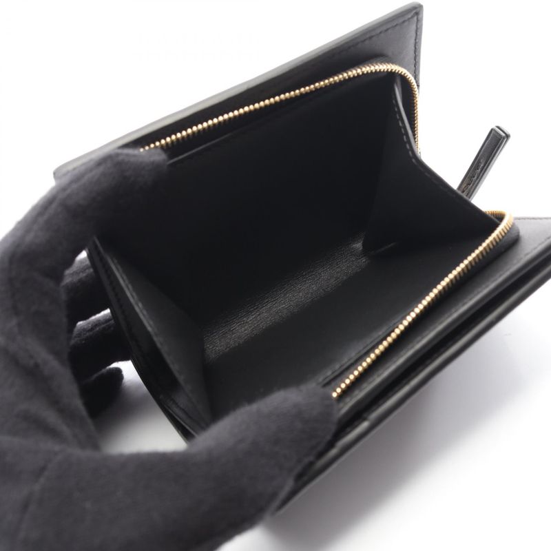 Loewe Bifold Wallet Duet Compact Black Leather