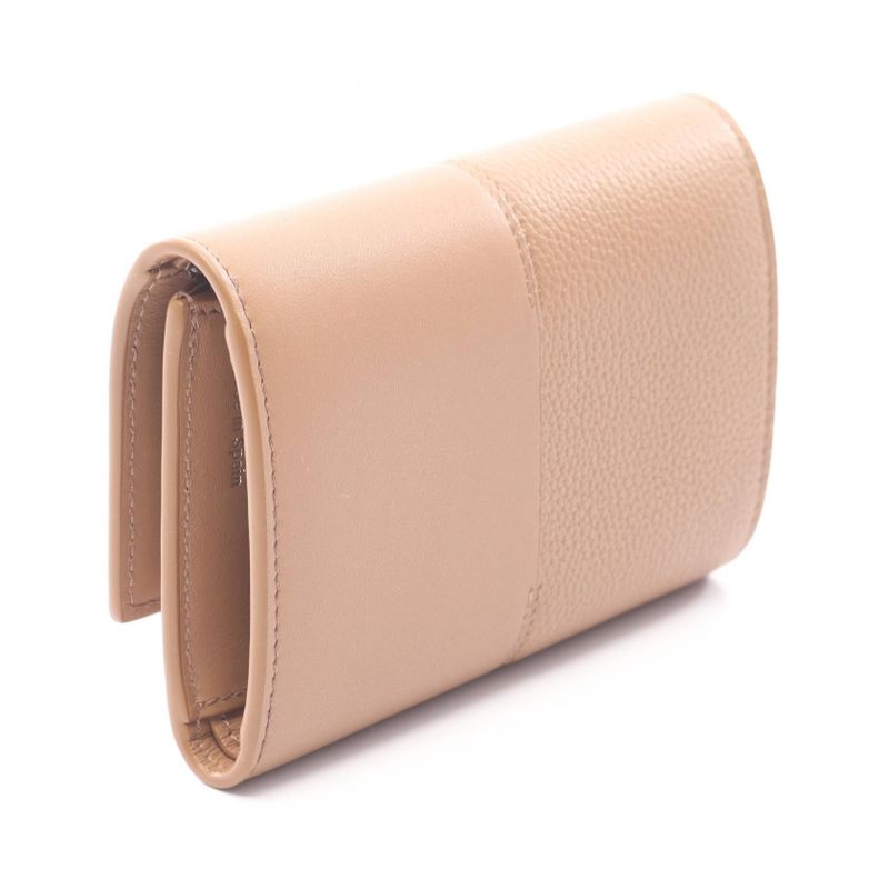 Loewe Trifold Wallet Vertical Small Mocha Leather