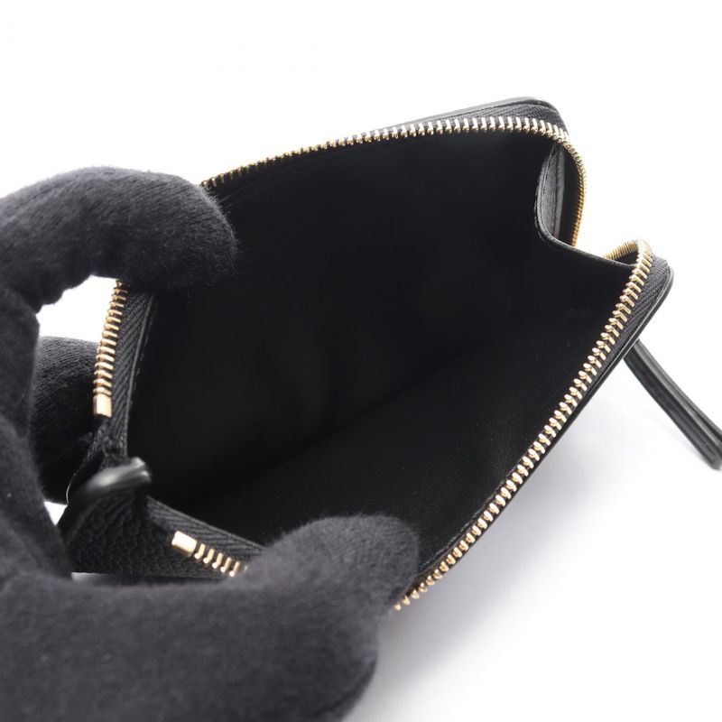 Loewe Card Case Duet Black Leather