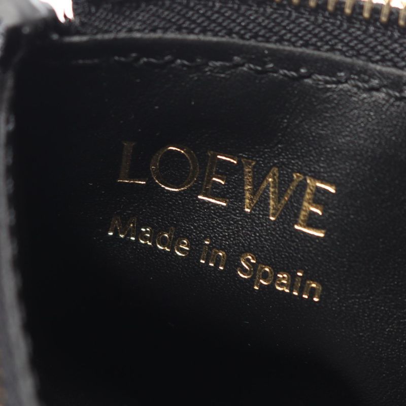 Loewe Card Case Duet Black Leather