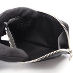Loewe Coin Case Panta Card Holder Black Leather