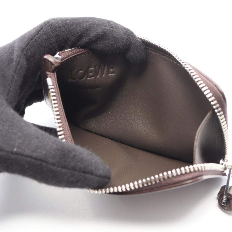 Loewe Coin Case Louis Wain Cats Card Holder Brown Multi-color