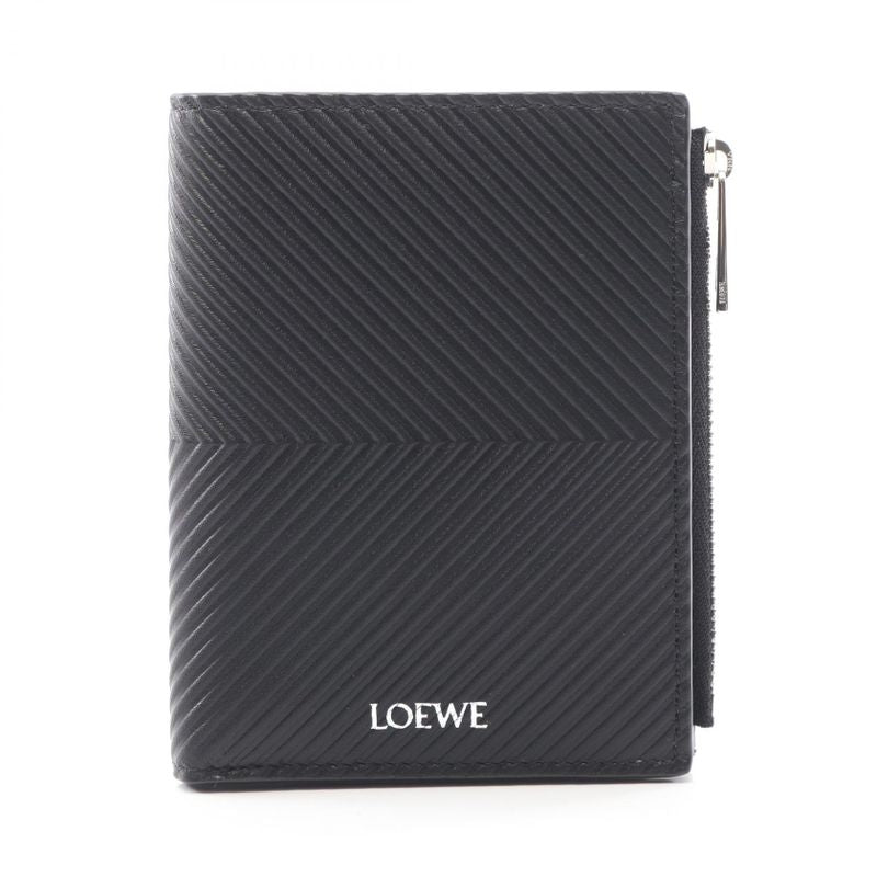 Loewe Bifold Wallet Slim Compact Black Leather