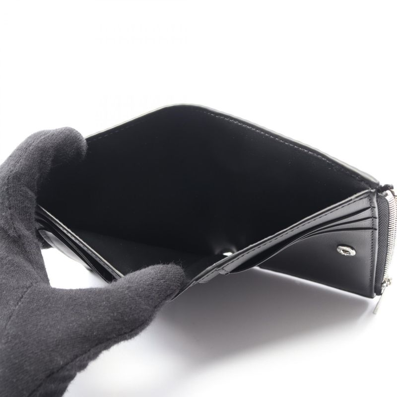 Loewe Bifold Wallet Slim Compact Black Leather