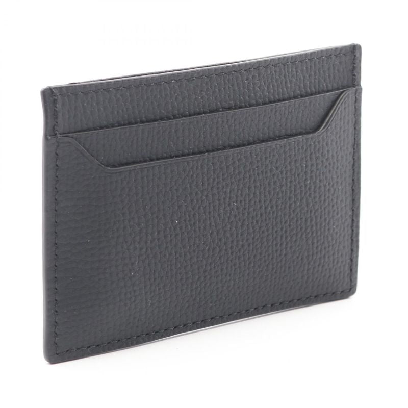Loewe Card Case Anagram Black Gold Leather
