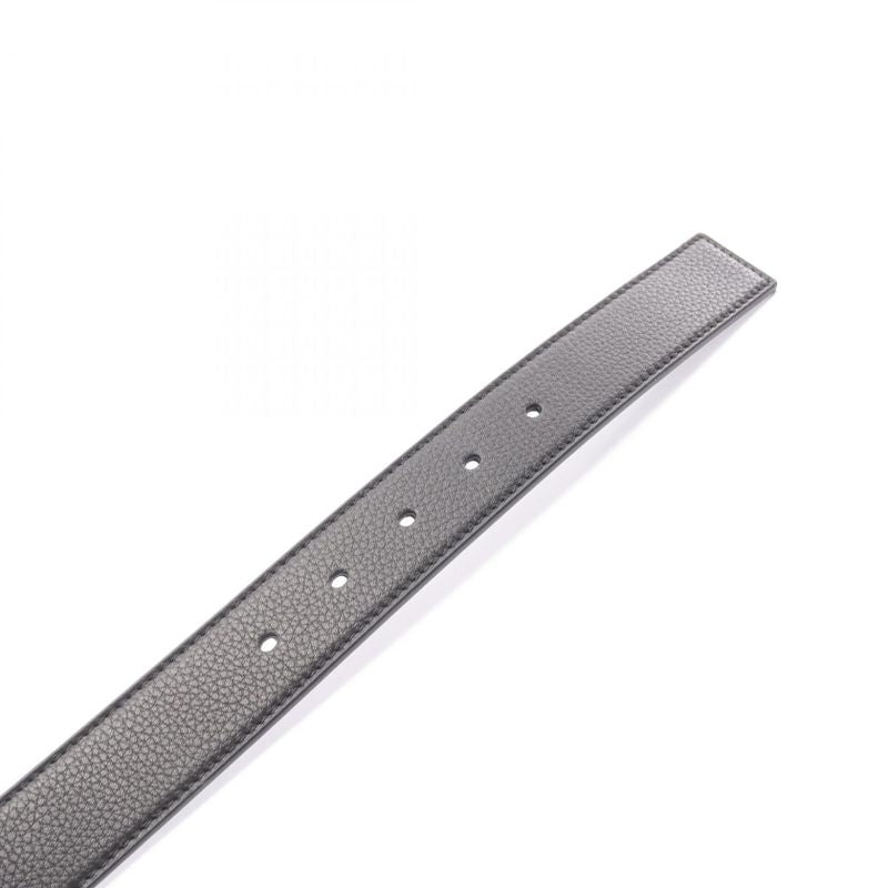 Dior Belt CD Logo Black Leather