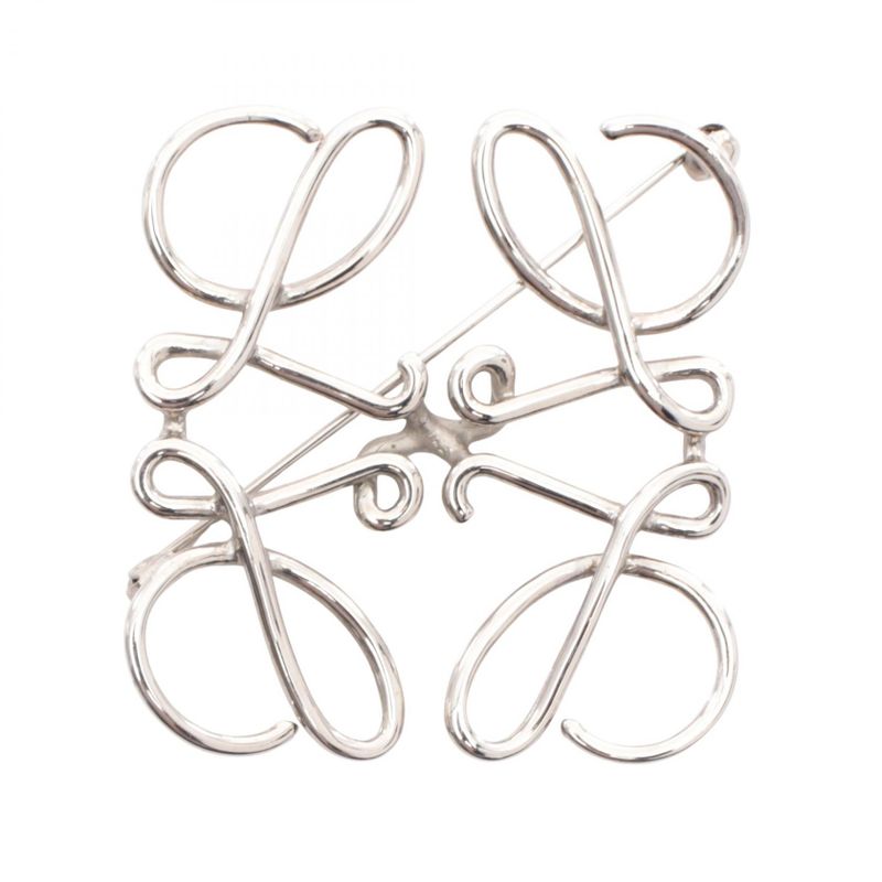Loewe Brooch Anagram Stainless Steel