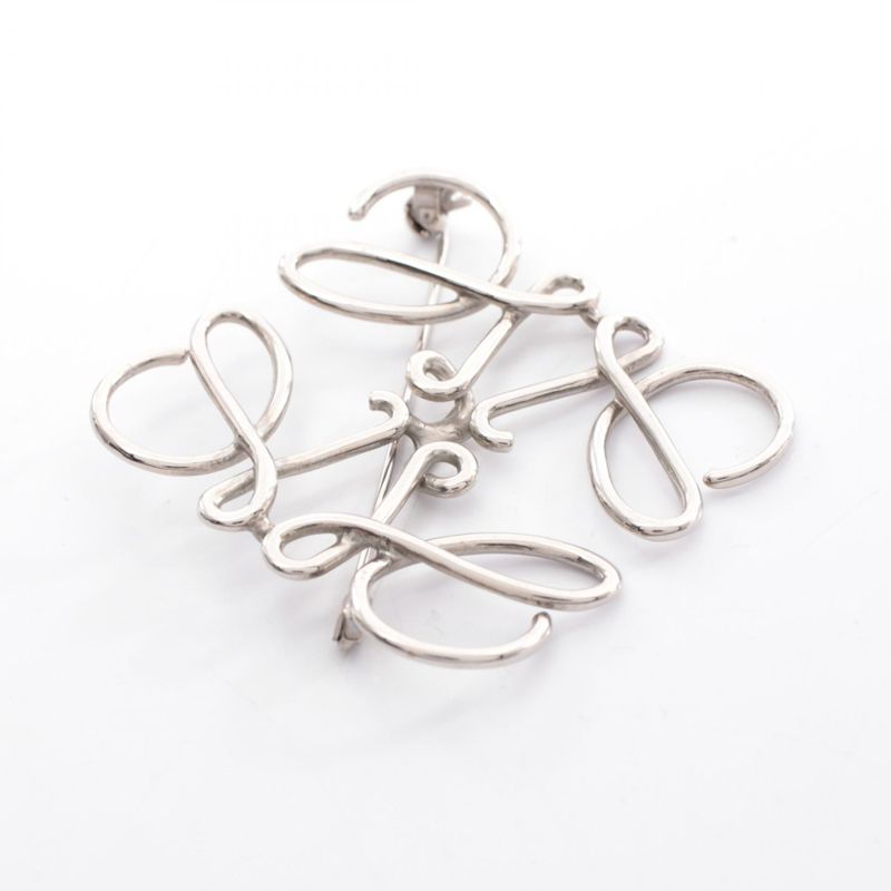 Loewe Brooch Anagram Stainless Steel