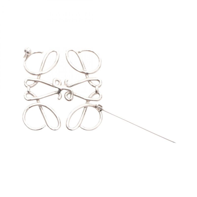 Loewe Brooch Anagram Stainless Steel