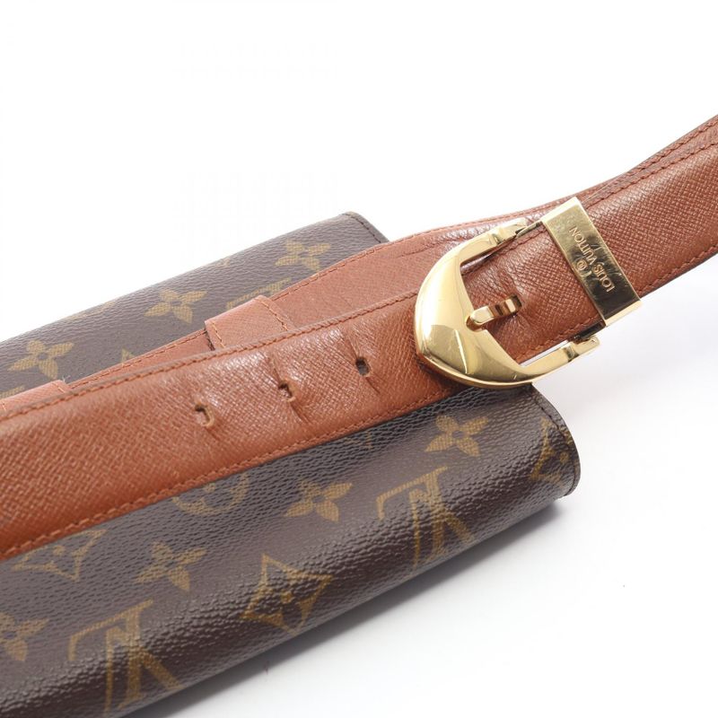 Louis Vuitton Waist Bag Arche Canvas Leather