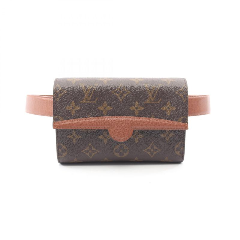 Louis Vuitton Waist Bag Arche Canvas Leather