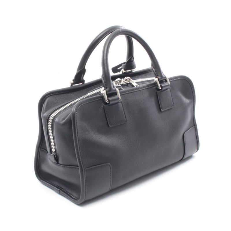 Loewe Handbag Amazona 28 Black Leather
