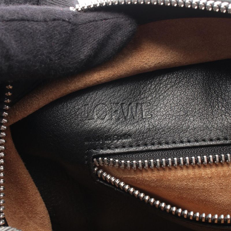 Loewe Handbag Amazona 28 Black Leather