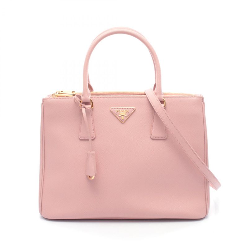 Prada Tote Saffiano Lux Galleria Large Pink Leather