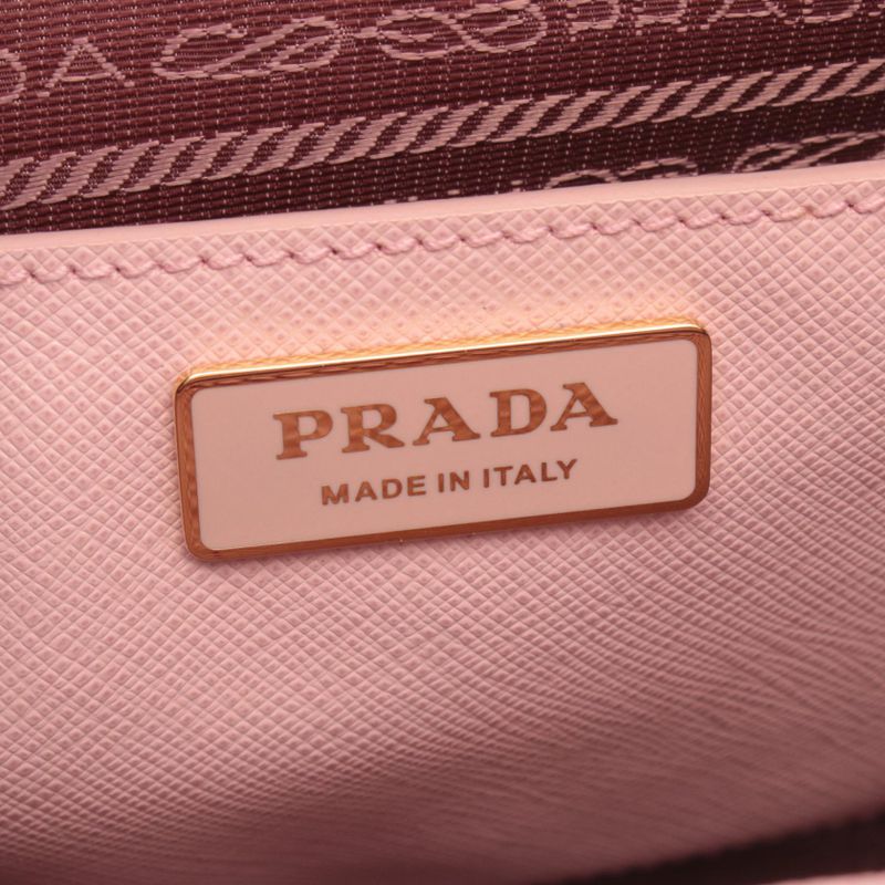 Prada Tote Saffiano Lux Galleria Large Pink Leather