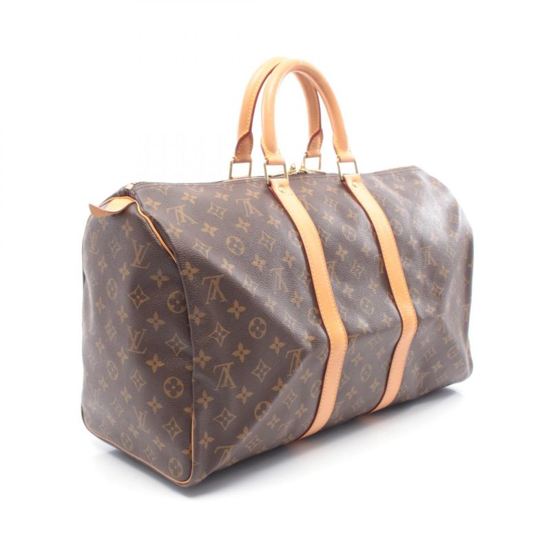 Louis Vuitton Boston Bag Keepall 45 Canvas Leather