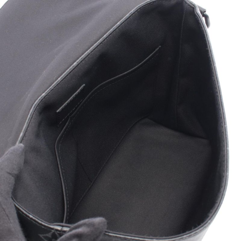 Louis Vuitton Shoulder Bag Saumur Messenger Noir Black Canvas