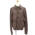 Bottega Veneta Leather Blouse Jacket