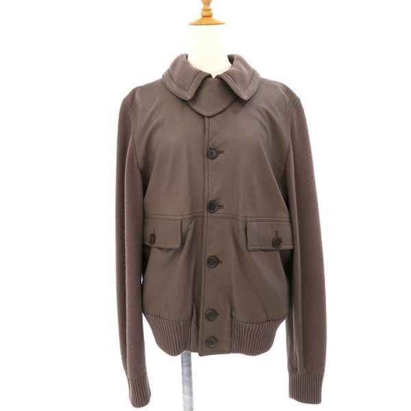 Bottega Veneta Leather Blouse Jacket