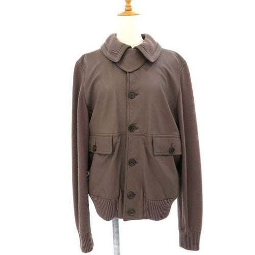 Bottega Veneta Leather Blouse Jacket