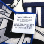 Hermes Carre Geant Cashmere Silk Scarf