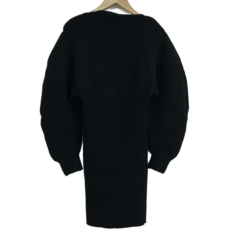 Bottega Veneta Dress XS Black Long Sleeve Knit