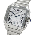 Cartier Watch Santos LM Date Automatic Winding at Stainless Steel Dial