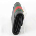 Gucci Sylvie Webline Trifold Wallet Compact