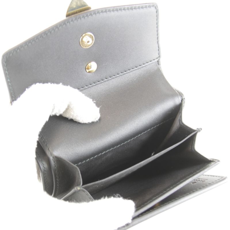 Gucci Sylvie Webline Trifold Wallet Compact