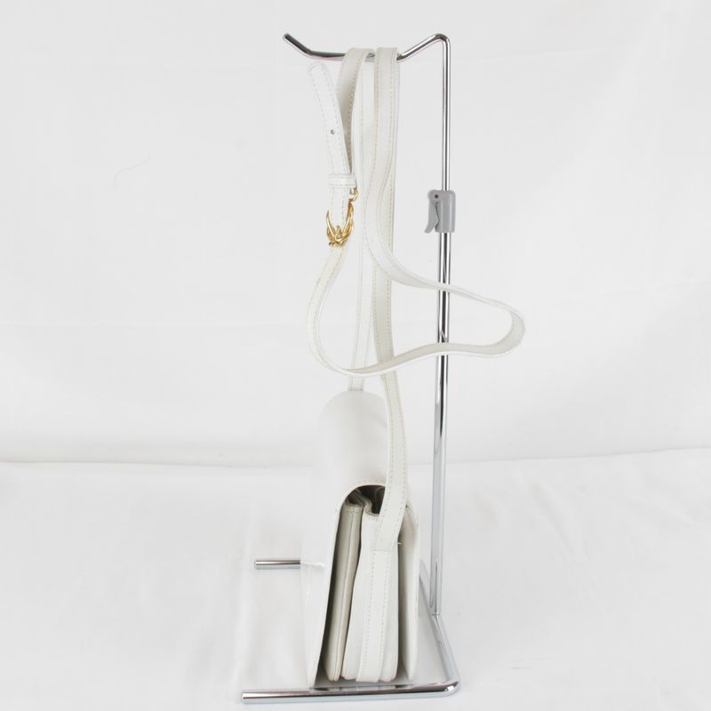 Gucci Vintage Shoulder Bag Leather White High