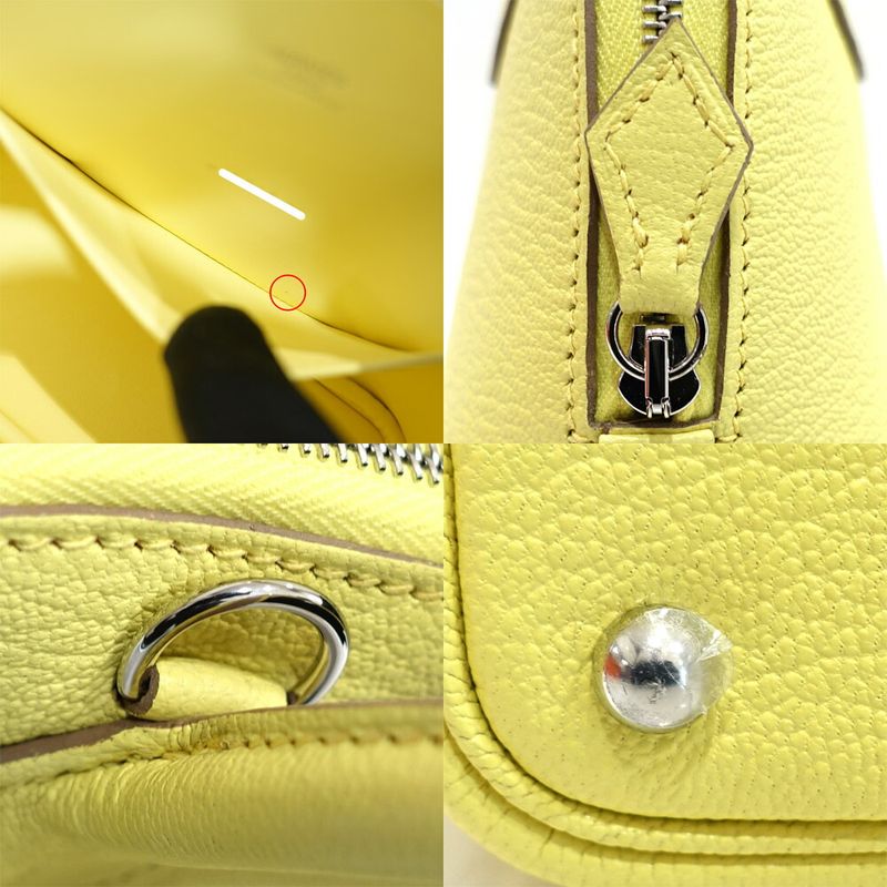 Hermes Bolide Mini Manufactured Chevre Lime Handbag
