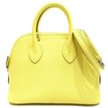 Hermes Bolide Mini Manufactured Chevre Lime Handbag