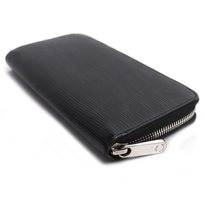 Louis Vuitton Zippy Wallet Zip Around Epi Black
