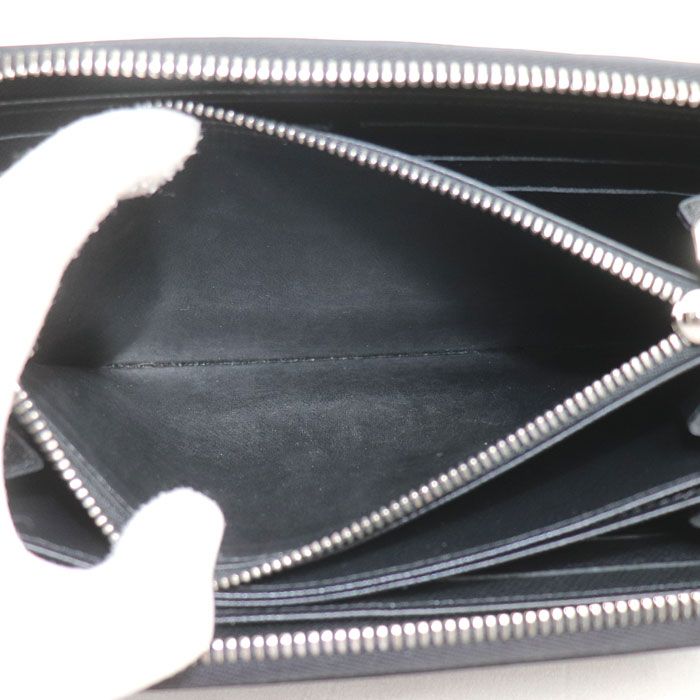 Louis Vuitton Zippy Wallet Zip Around Epi Black