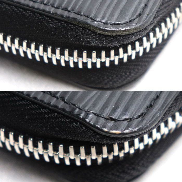 Louis Vuitton Zippy Wallet Zip Around Epi Black
