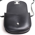 Celine Besace Triomphe Shoulder Bag Black