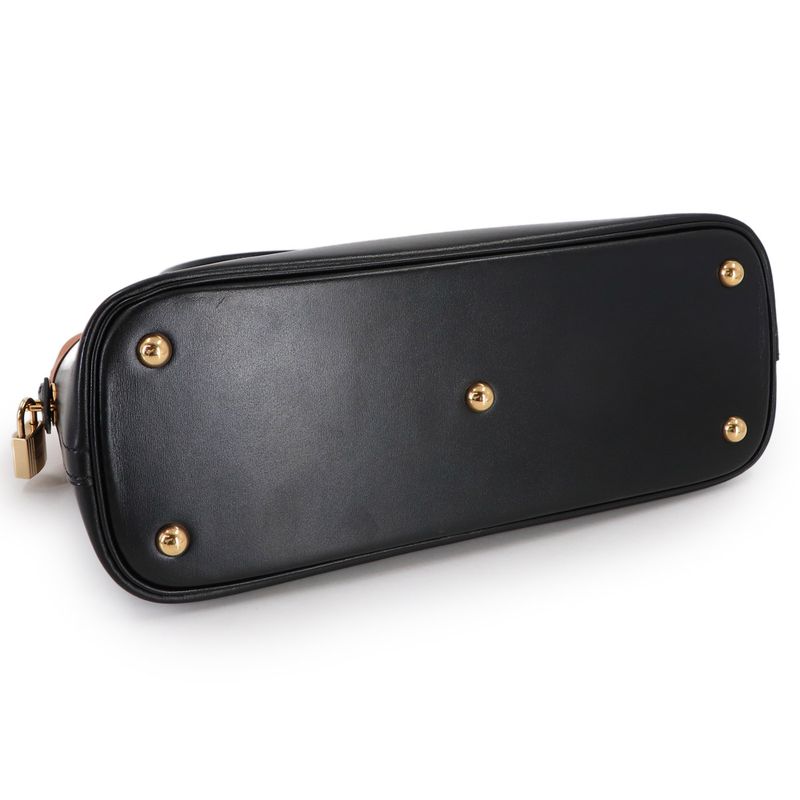 Hermes Bolide 31 2-Way Bag Box Calf Chamonix Black Natural