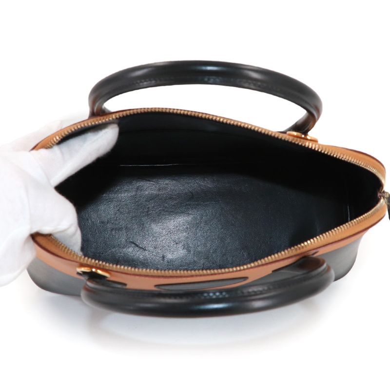 Hermes Bolide 31 2-Way Bag Box Calf Chamonix Black Natural