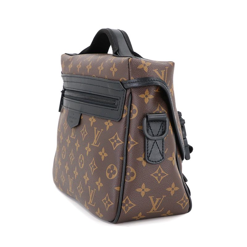 Louis Vuitton Monogram Macassar LV Trail Messenger 2-Way Bag