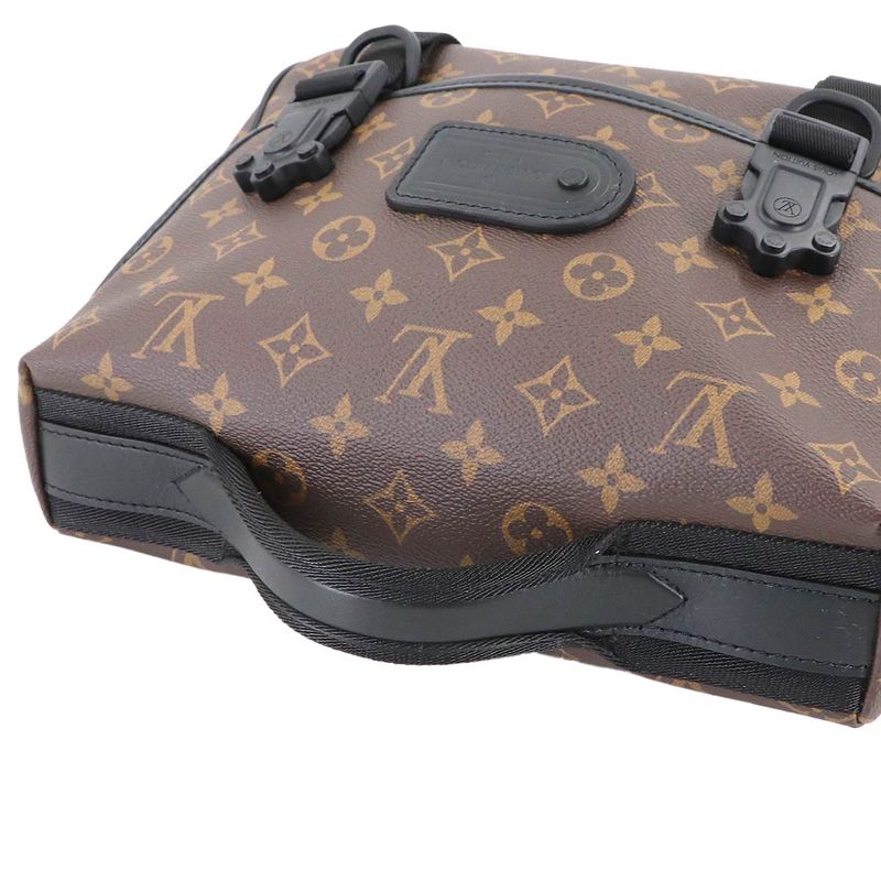 Louis Vuitton Monogram Macassar LV Trail Messenger 2-Way Bag
