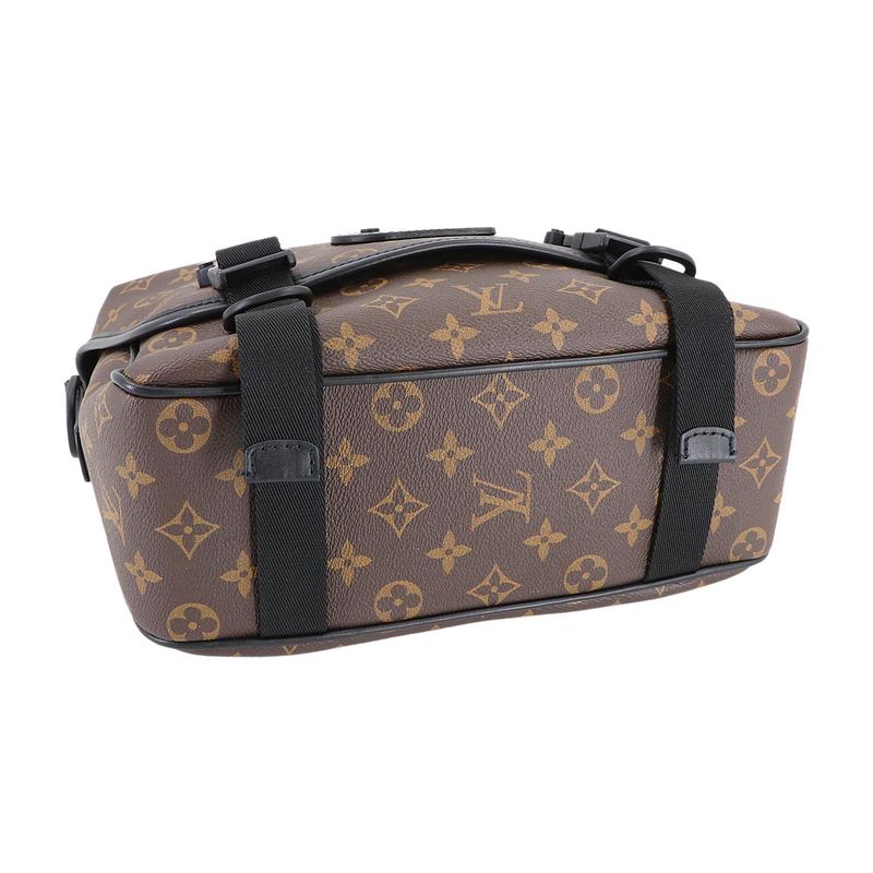 Louis Vuitton Monogram Macassar LV Trail Messenger 2-Way Bag