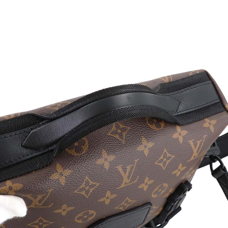 Louis Vuitton Monogram Macassar LV Trail Messenger 2-Way Bag