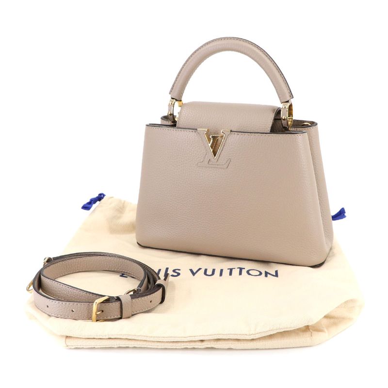 Louis Vuitton Capucines BB 2-Way Bag Taurillon Leather Galle Main Item :gare