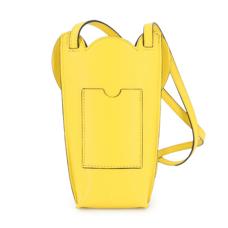 Loewe Elephant Pocket Shoulder Bag Leather Yellow