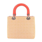 Dior 2-Way Bag Leather Main Item: Pink Orange